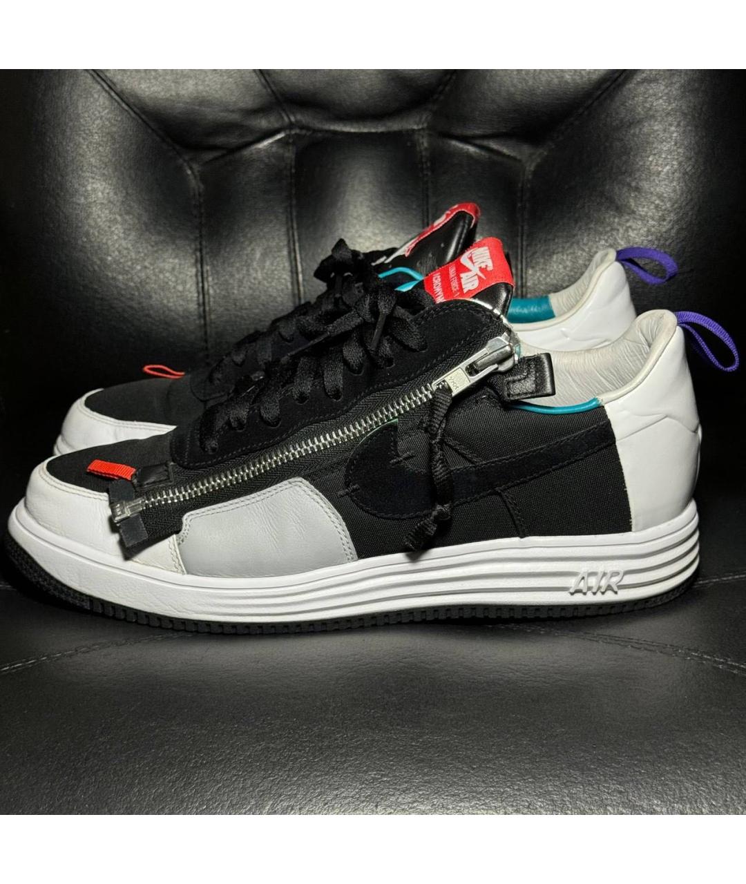 ACRONYM® Черные кожаные низкие кроссовки / кеды, фото 3