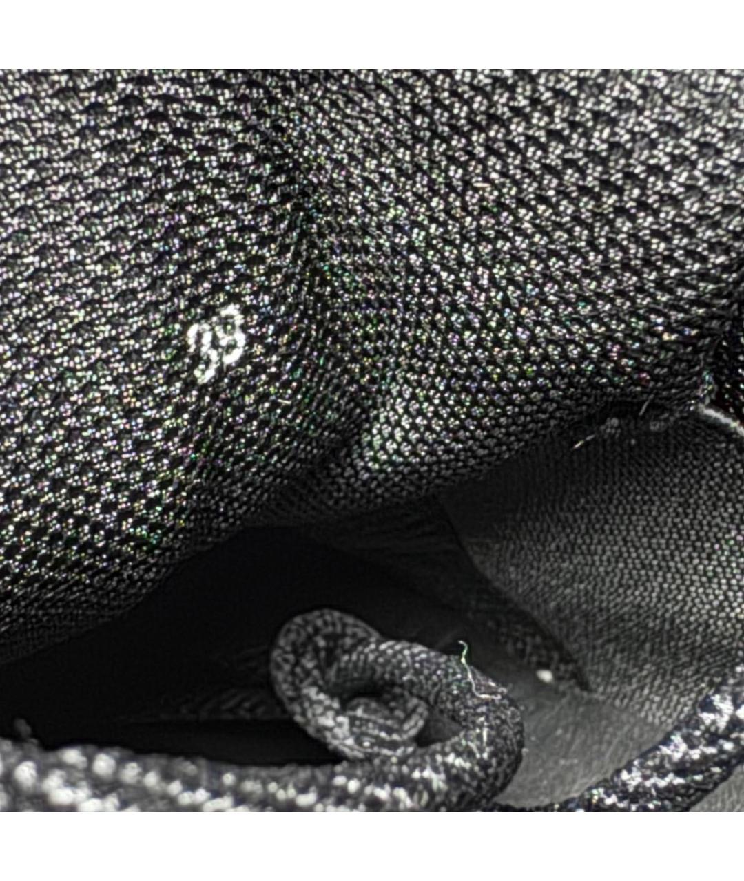 RAF SIMONS Черные текстильные низкие кроссовки / кеды, фото 6