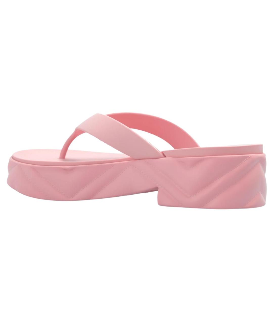 GUCCI Розовые шлепанцы, фото 4