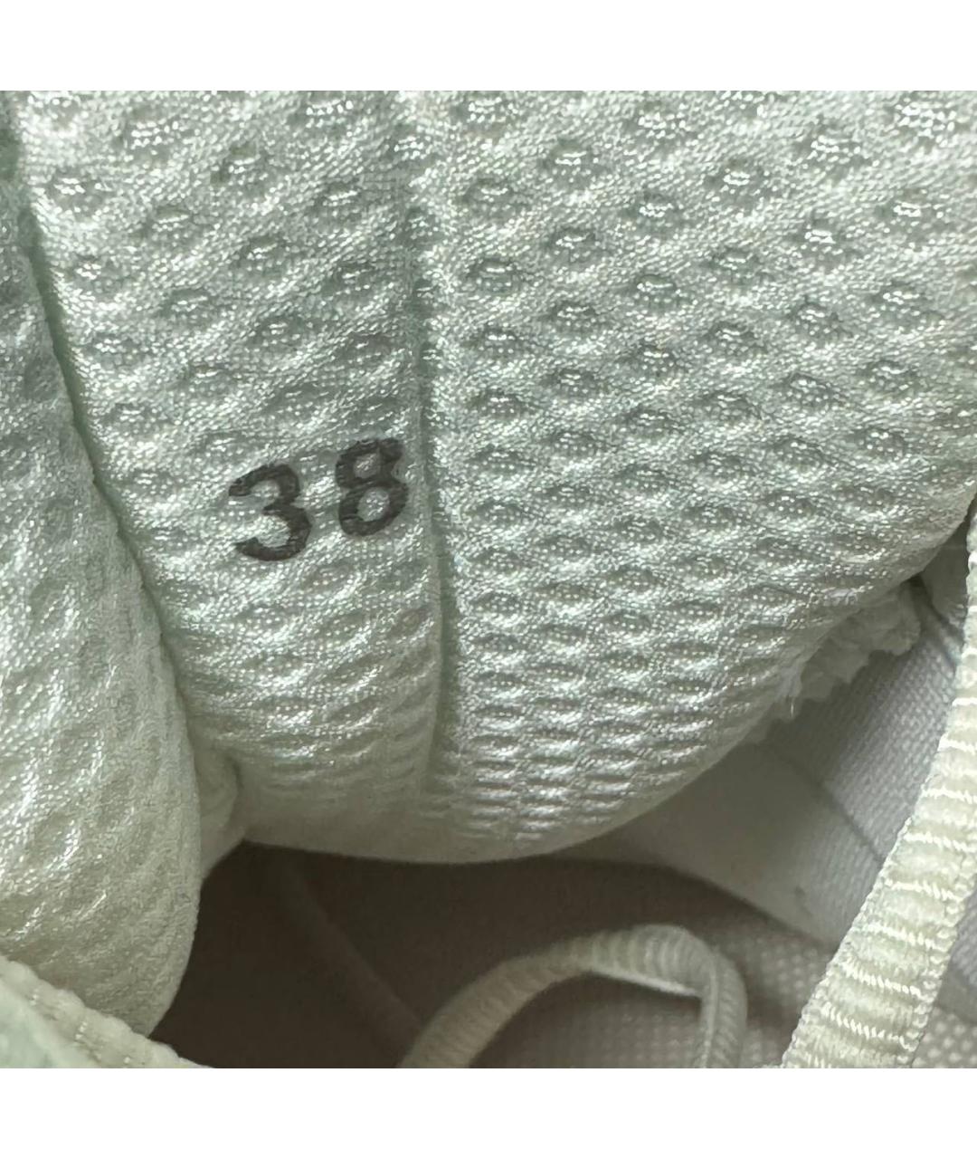 RAF SIMONS Белые текстильные низкие кроссовки / кеды, фото 6