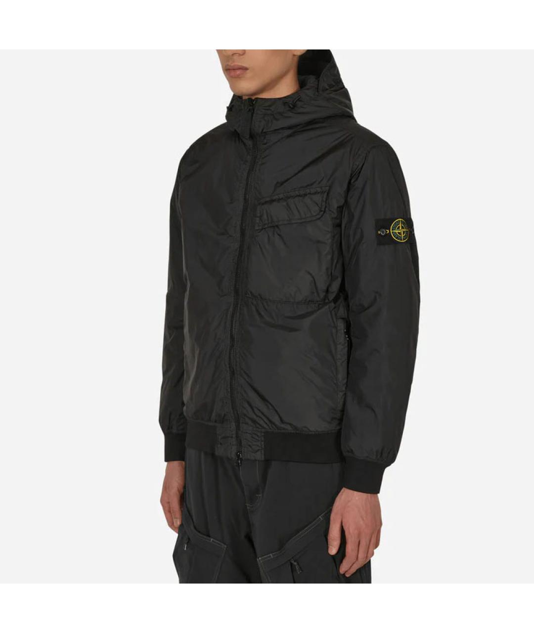 STONE ISLAND Черная куртка, фото 4