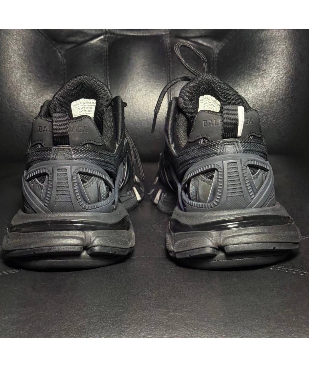 BALENCIAGA Черные текстильные кроссовки, фото 2