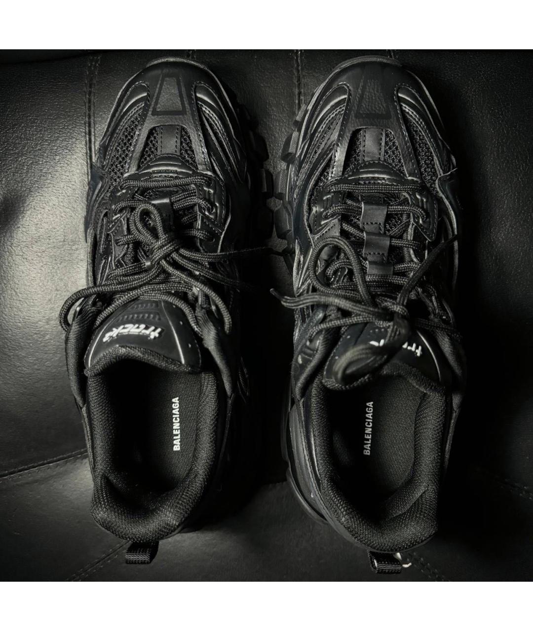 BALENCIAGA Черные текстильные кроссовки, фото 7