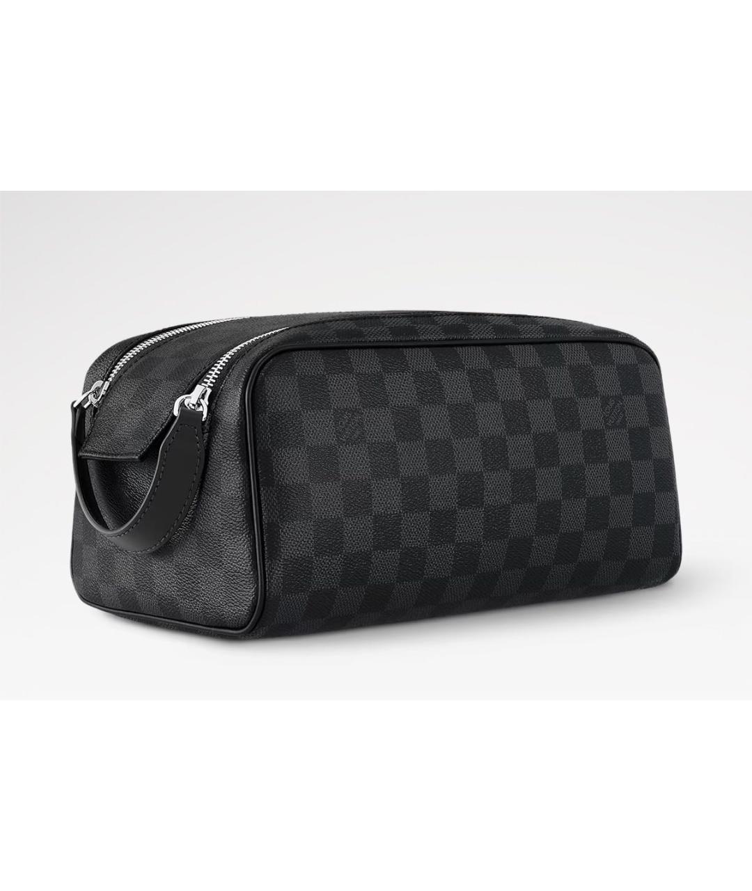 LOUIS VUITTON Черная косметичка, фото 2