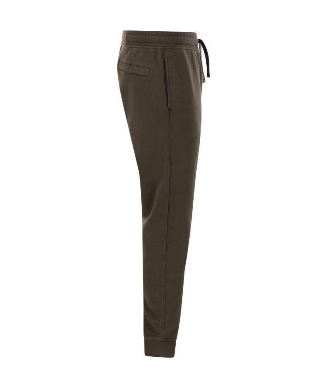 STONE ISLAND Зеленые повседневные брюки, фото 3