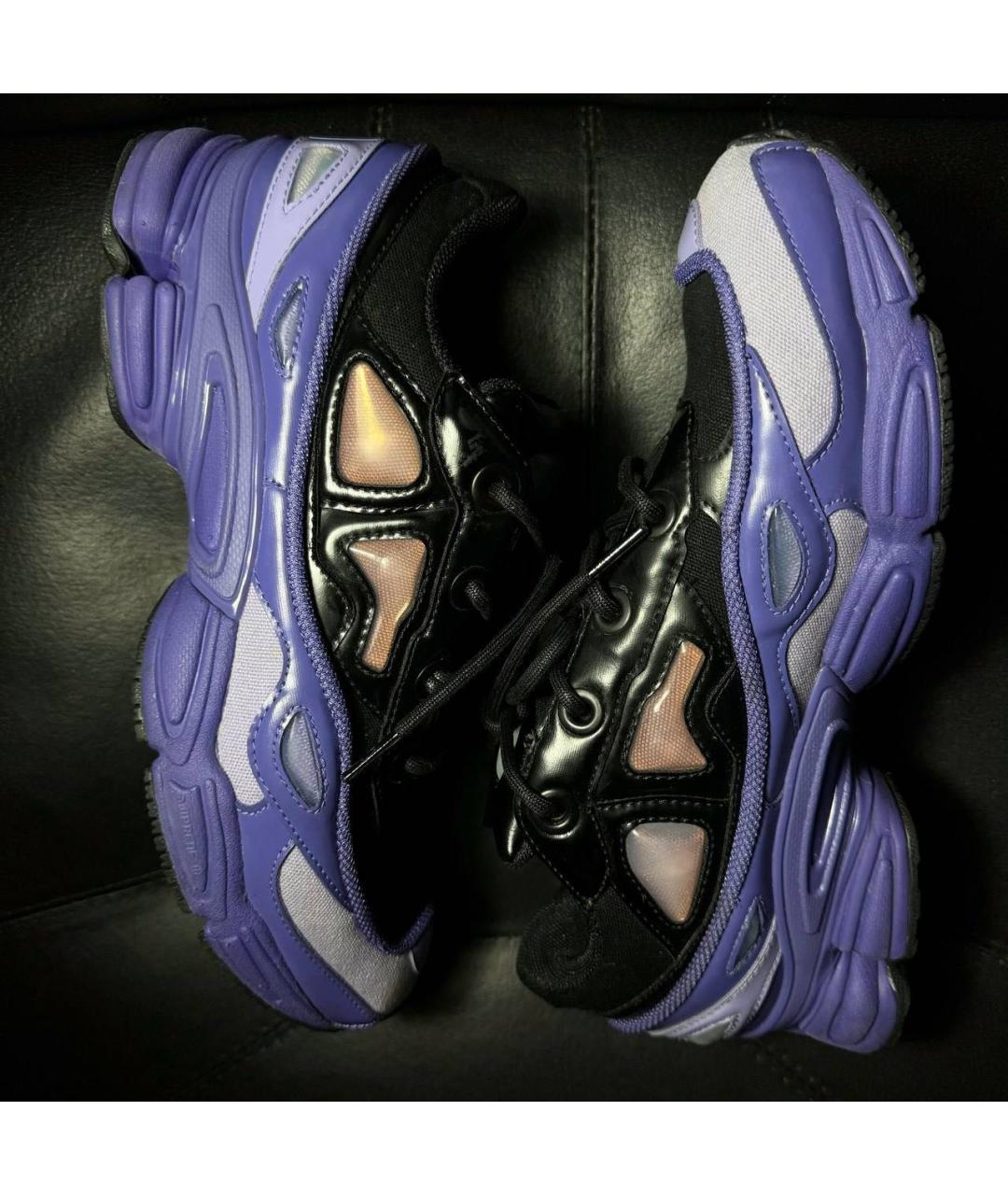 RAF SIMONS Фиолетовые текстильные низкие кроссовки / кеды, фото 5