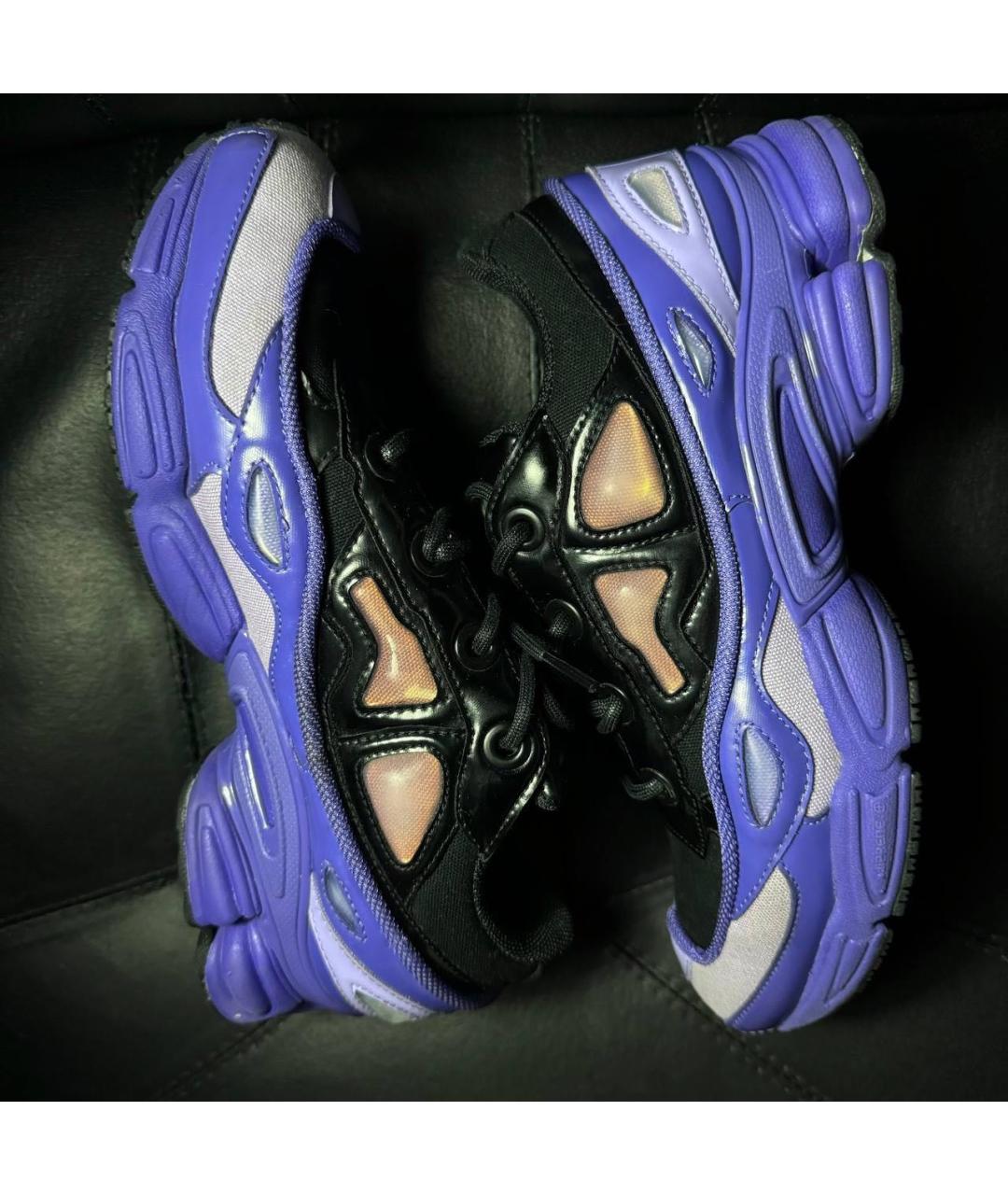 RAF SIMONS Фиолетовые текстильные низкие кроссовки / кеды, фото 4