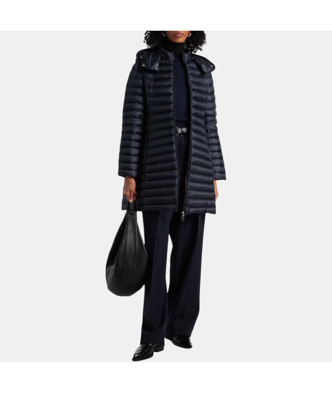 MONCLER Синий пуховик, фото 4