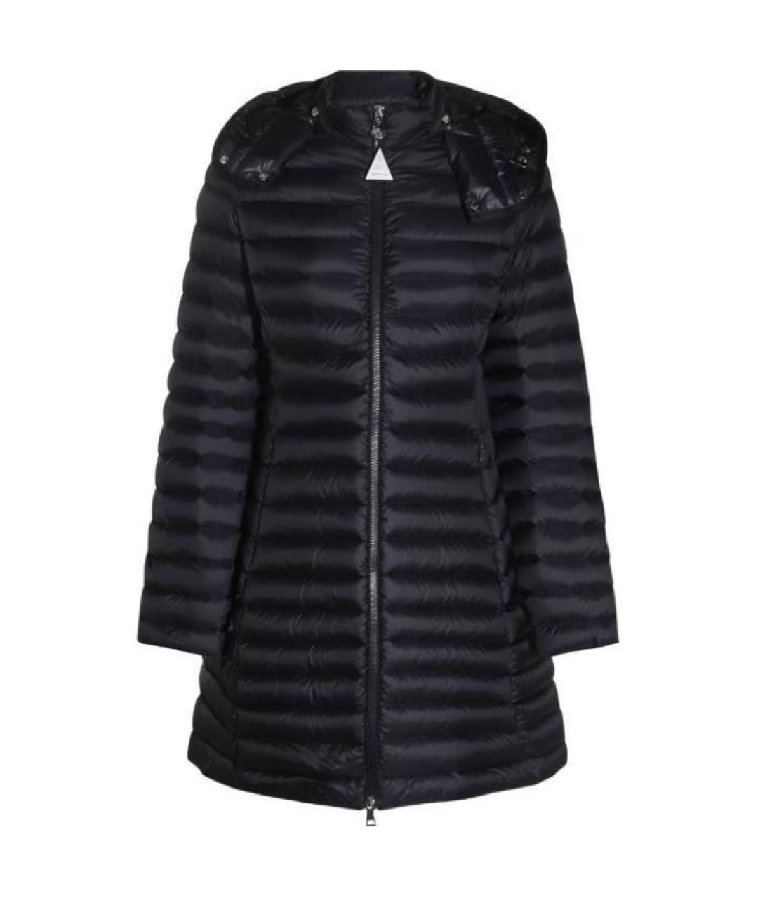 MONCLER Синий пуховик, фото 1