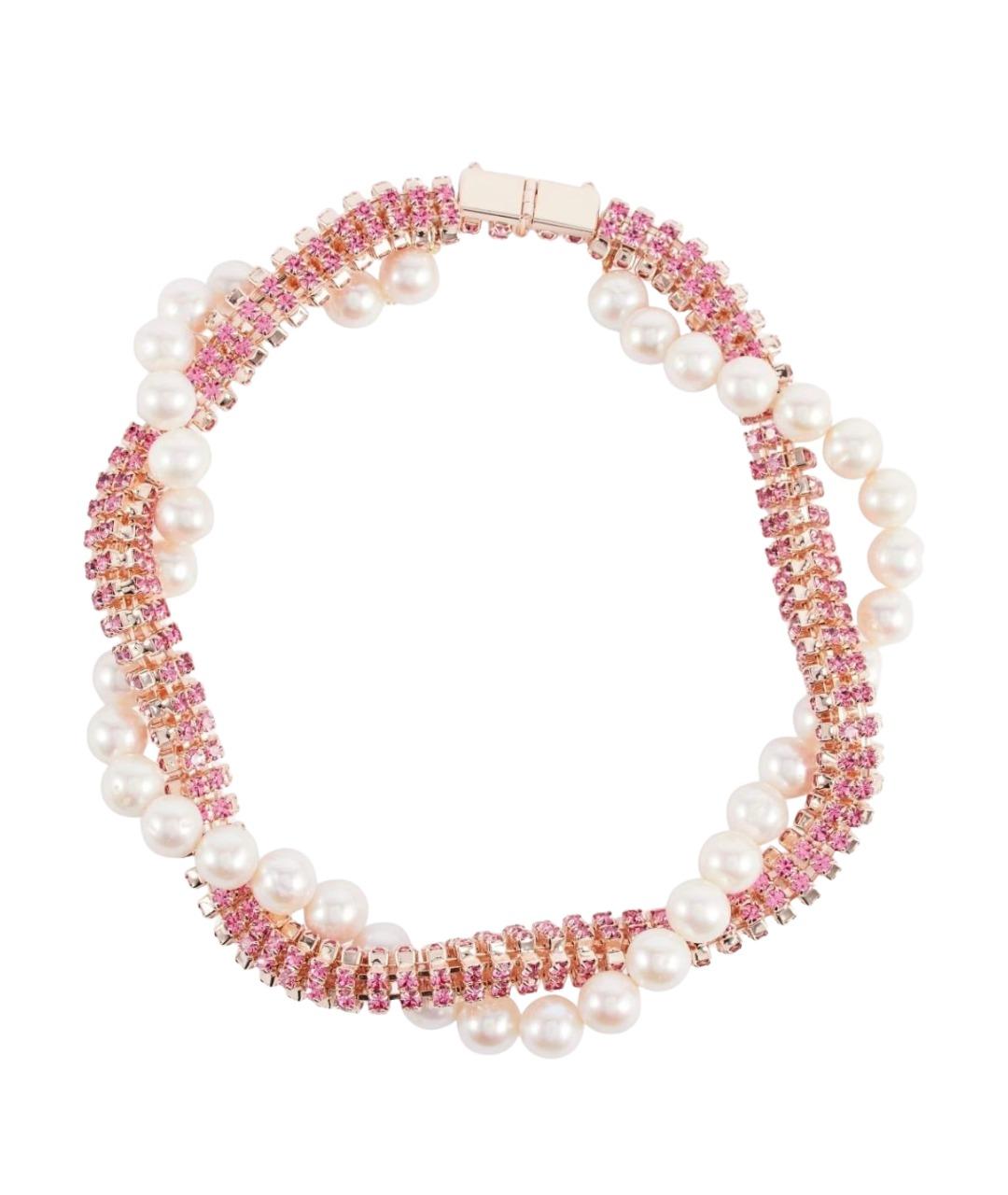 MAGDA BUTRYM Розовое латунное колье, фото 1