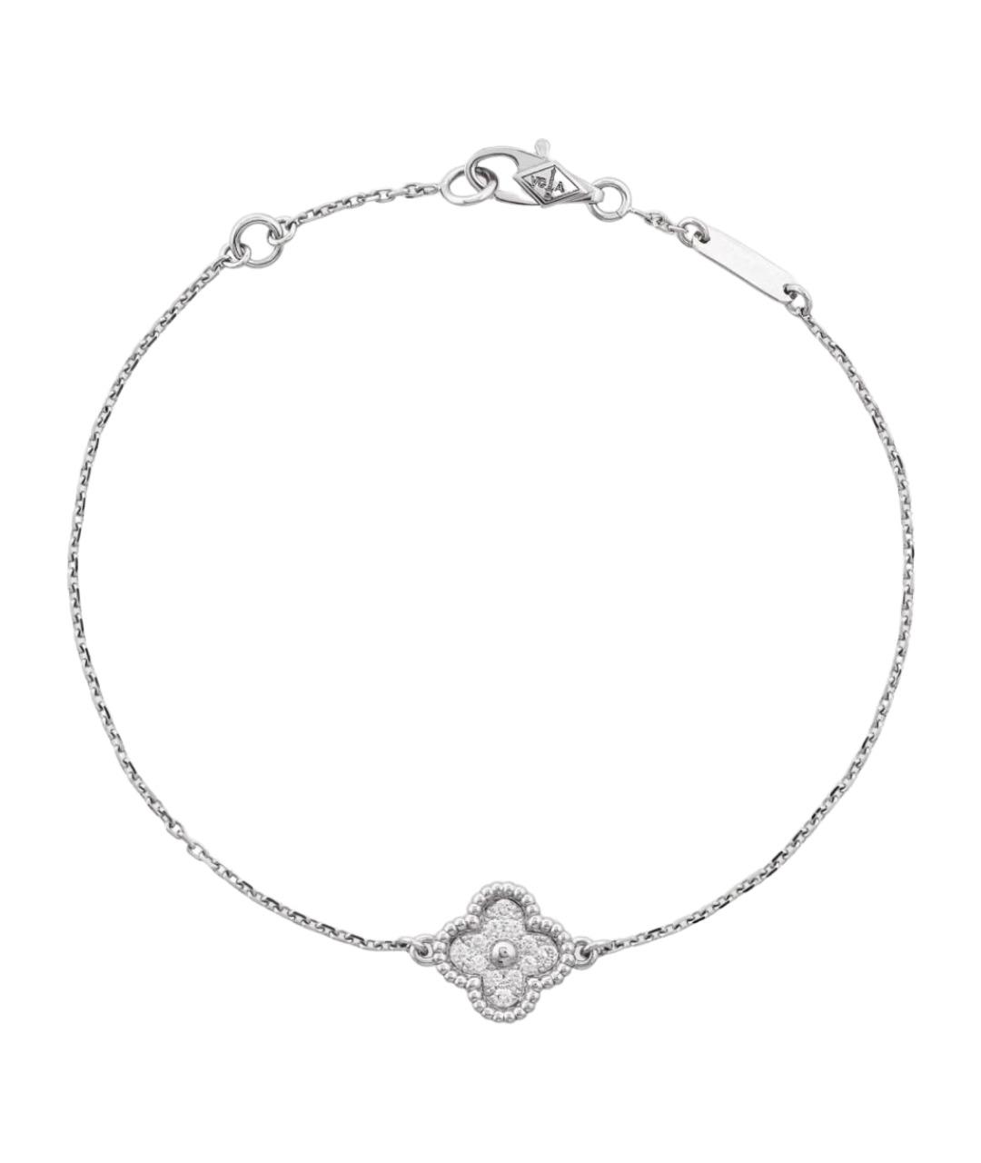 VAN CLEEF & ARPELS Серебрянный браслет из белого золота, фото 1