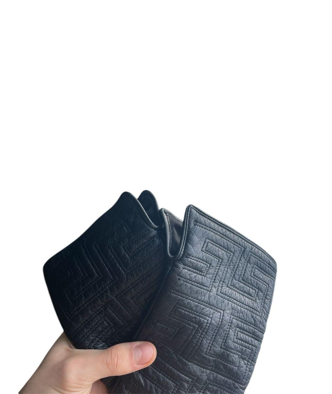 VERSACE Черные перчатки, фото 5