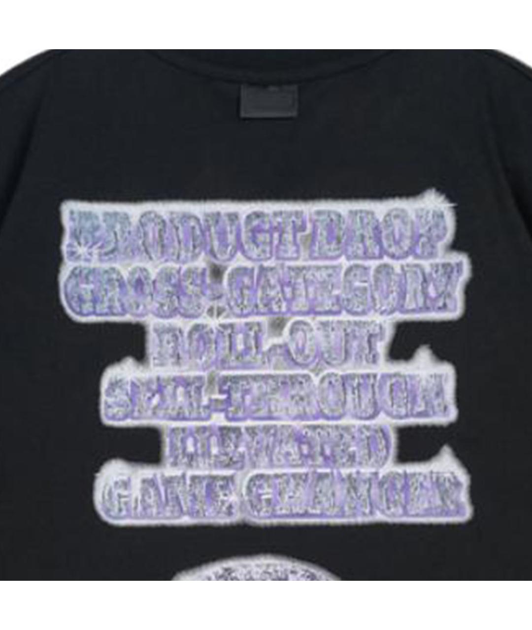 BALENCIAGA Черная хлопковая футболка, фото 5