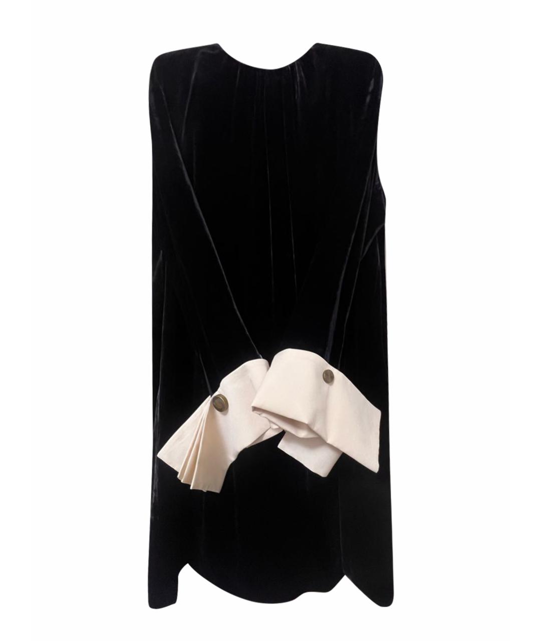 ERIKA CAVALLINI Черное бархатное вечернее платье, фото 1