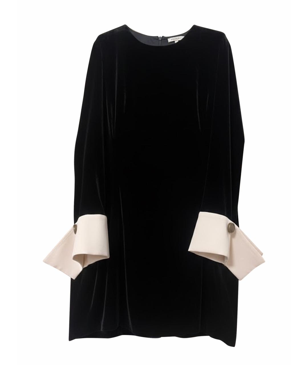 ERIKA CAVALLINI Черное бархатное вечернее платье, фото 4