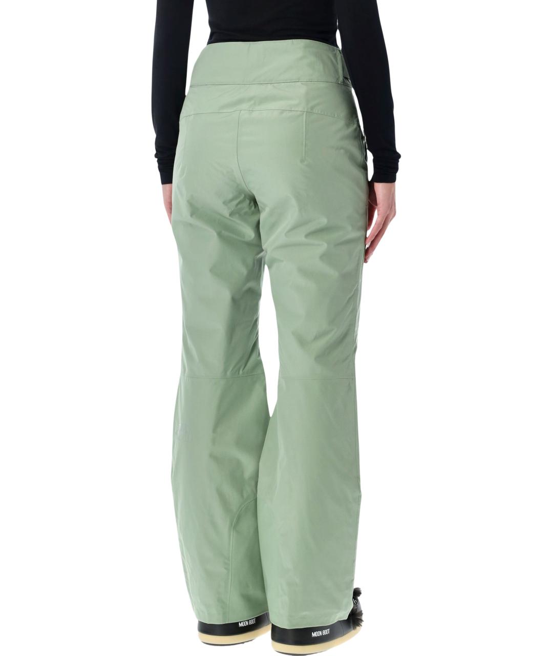 THE NORTH FACE Зеленые полиэстеровые прямые брюки, фото 2