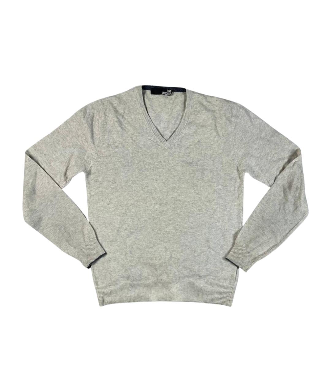 LOVE MOSCHINO Бежевый шерстяной джемпер / свитер, фото 1