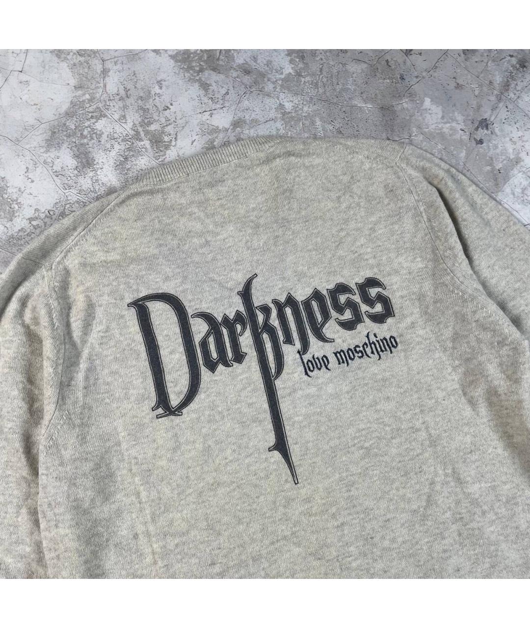 LOVE MOSCHINO Бежевый шерстяной джемпер / свитер, фото 3