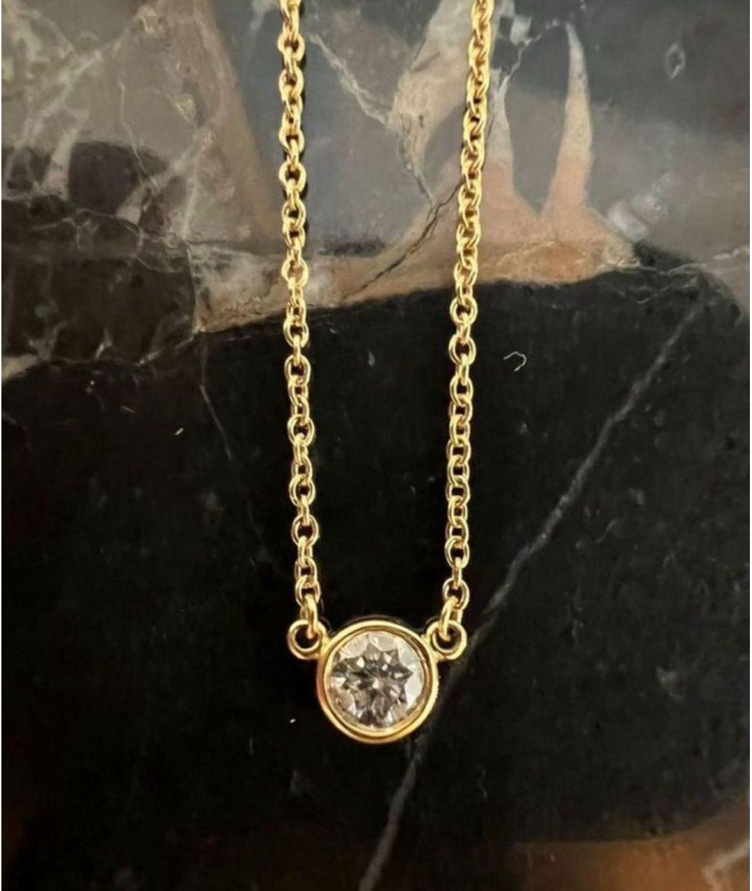 TIFFANY&CO Золотое колье из желтого золота, фото 2