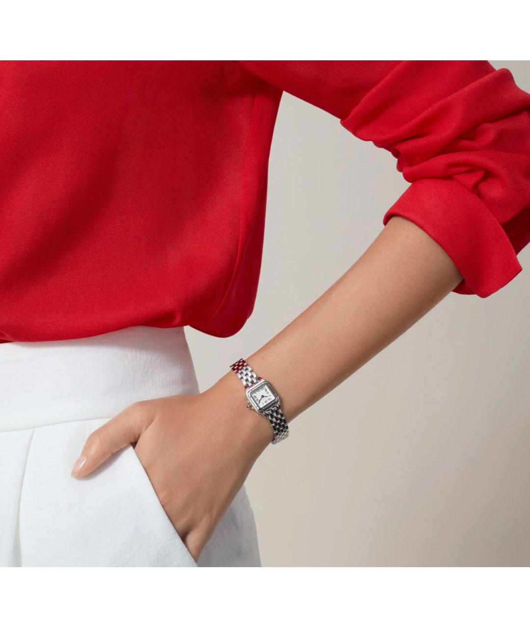 CARTIER Серебряные часы, фото 2