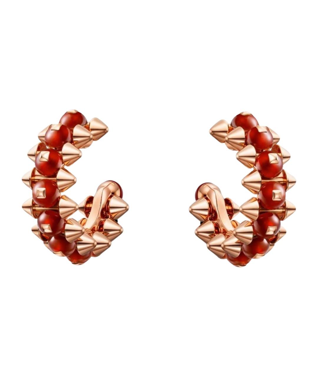 CARTIER Золотые серьги из розового золота, фото 1