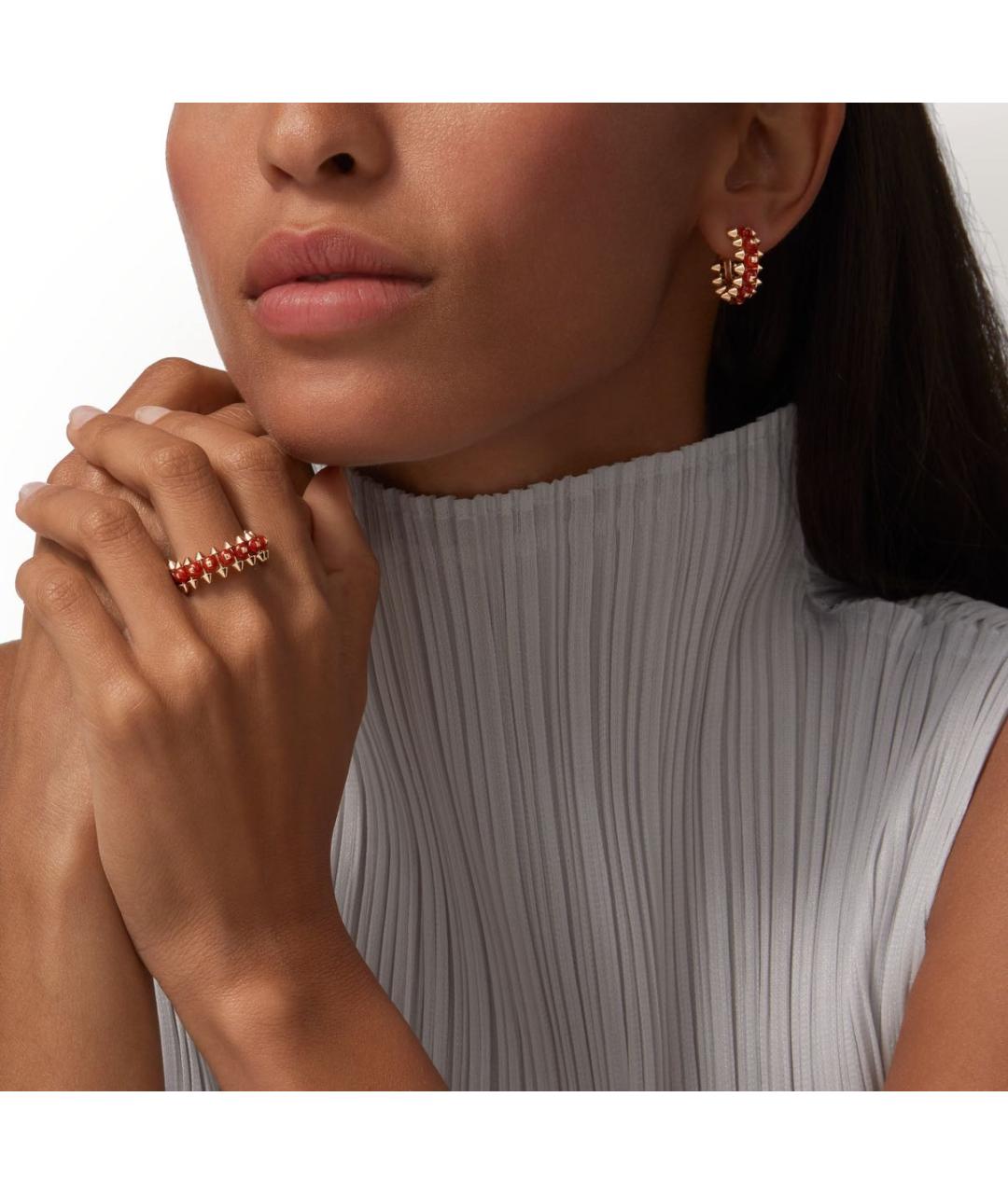 CARTIER Золотые серьги из розового золота, фото 2