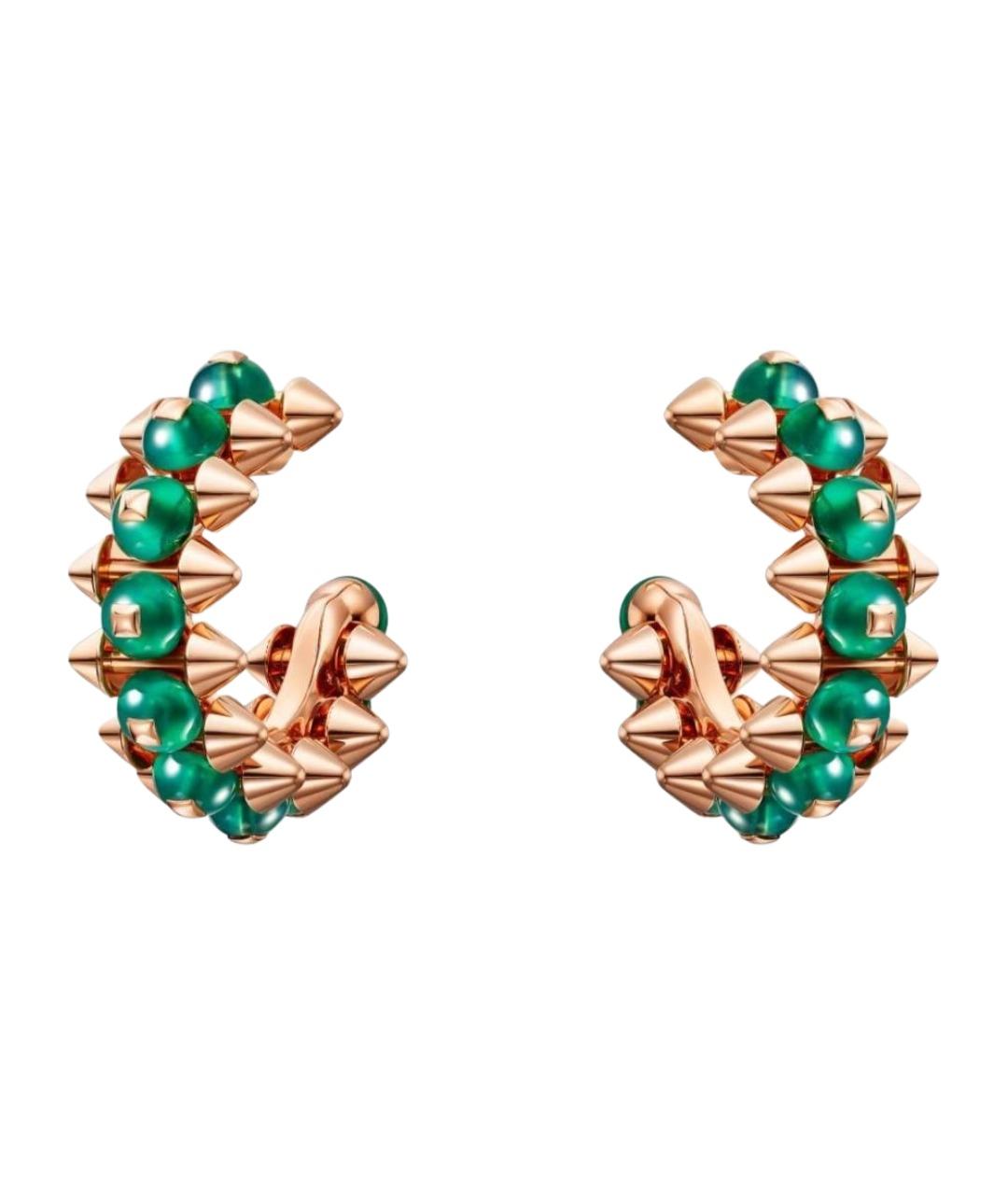 CARTIER Золотые серьги из розового золота, фото 1