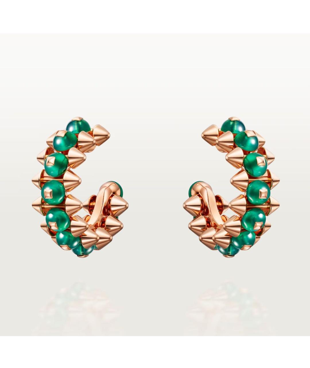CARTIER Золотые серьги из розового золота, фото 4