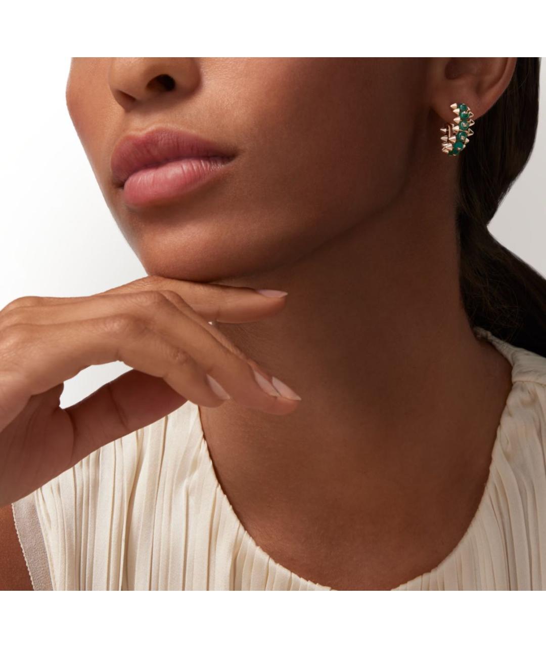 CARTIER Золотые серьги из розового золота, фото 3