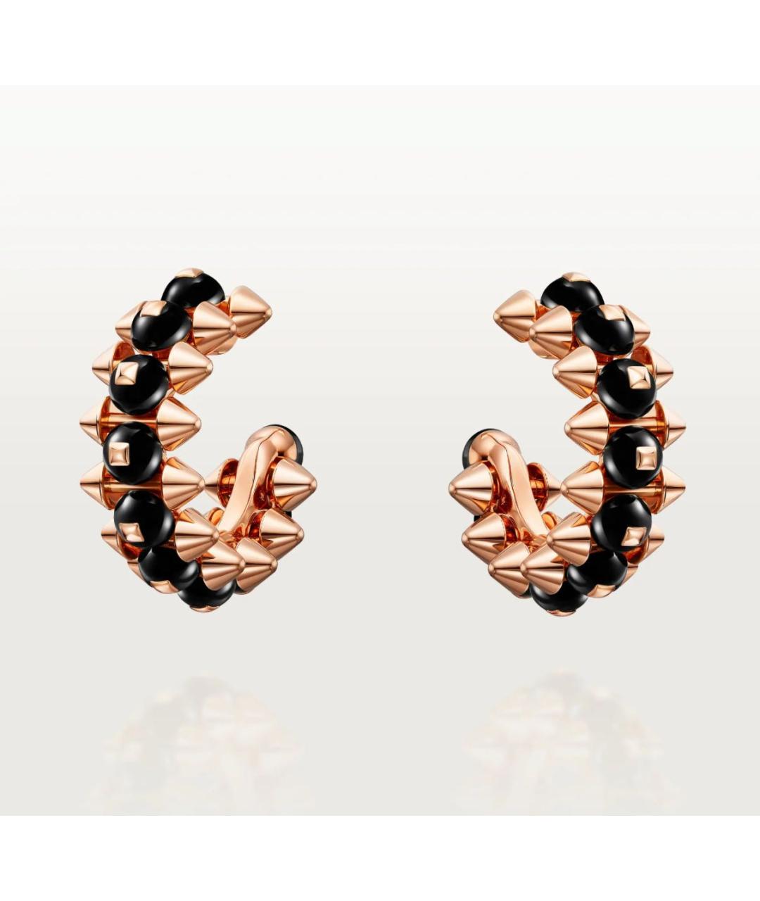 CARTIER Золотые серьги из розового золота, фото 3