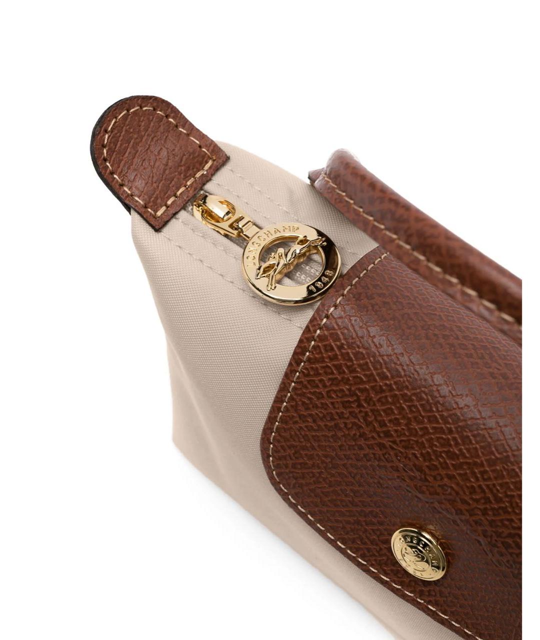 LONGCHAMP Белая сумка с короткими ручками, фото 4