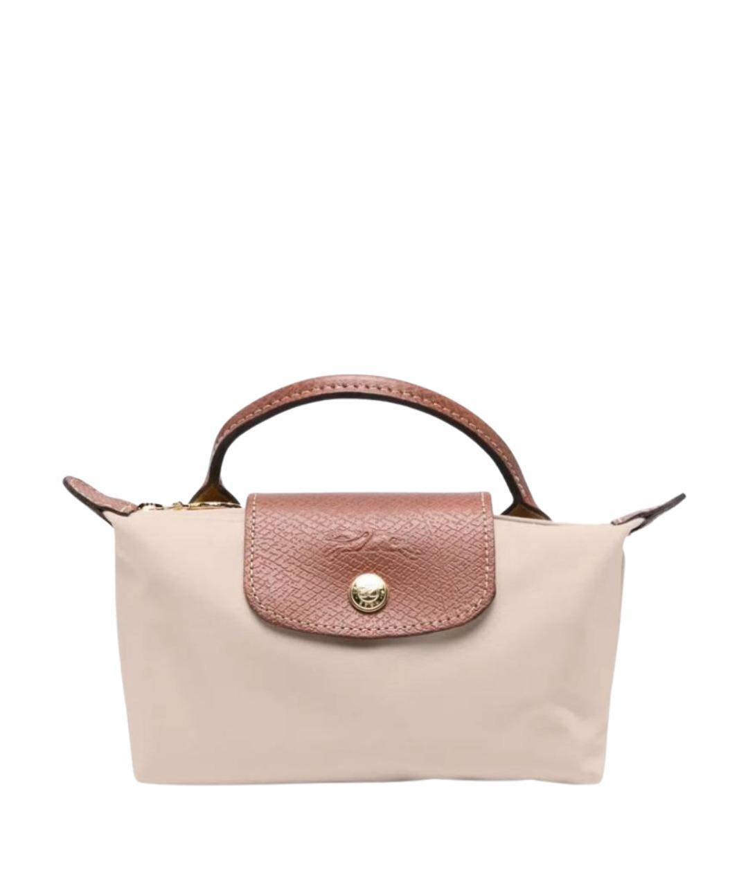 LONGCHAMP Белая сумка с короткими ручками, фото 1