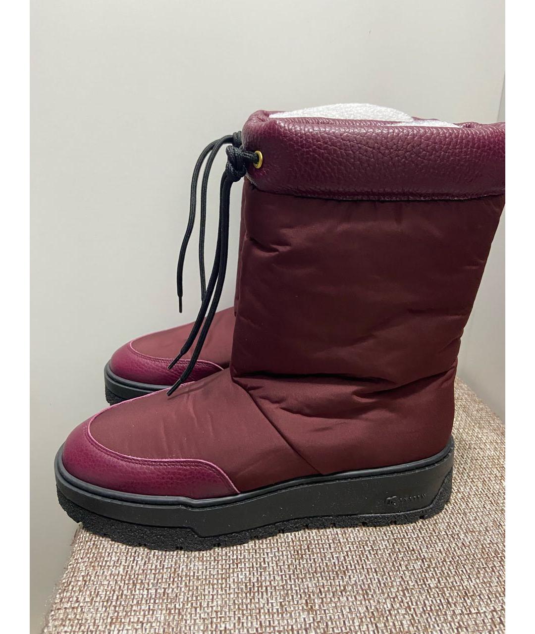 POLLINI Бордовые сапоги, фото 8