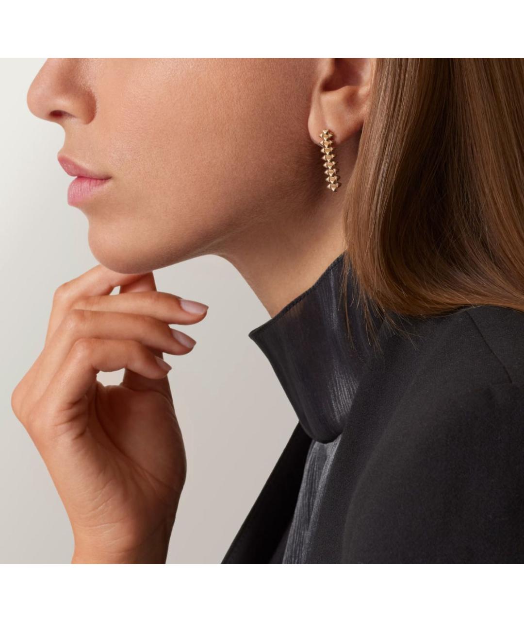 CARTIER Золотые серьги из розового золота, фото 2