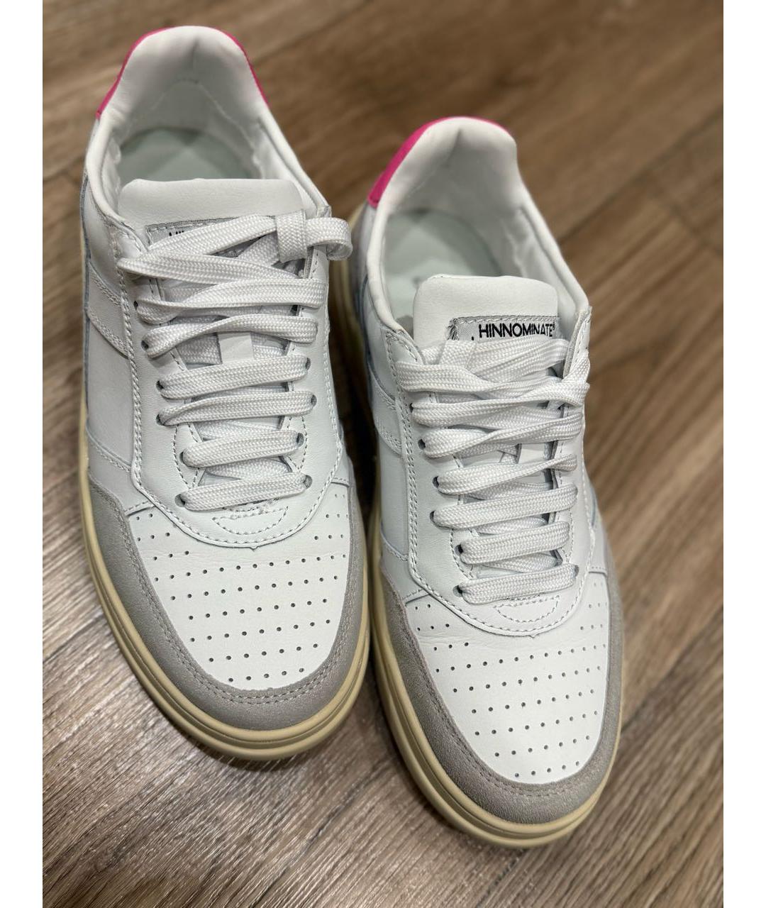 HINNOMINATE Белые кожаные кеды, фото 6
