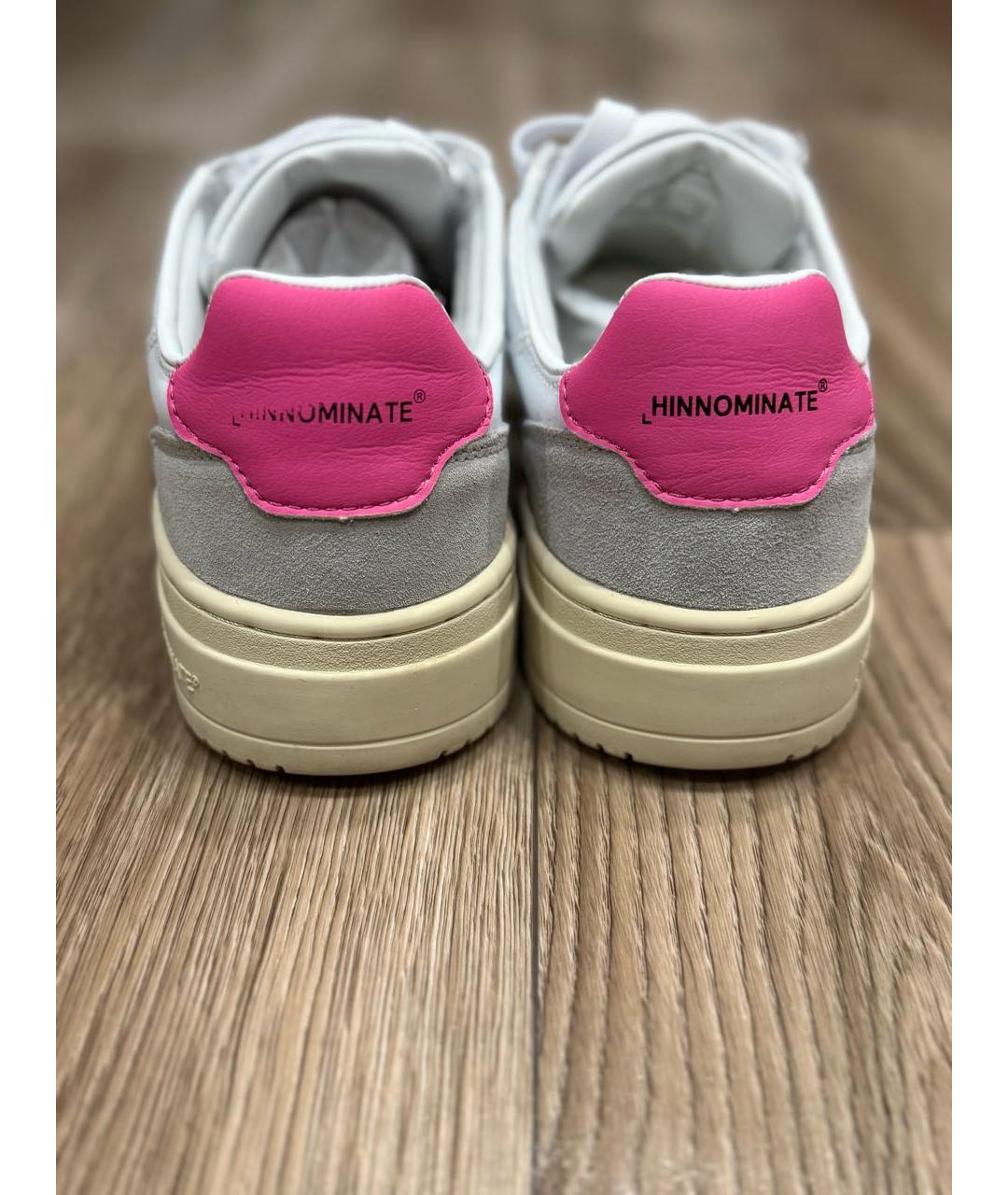 HINNOMINATE Белые кожаные кеды, фото 4