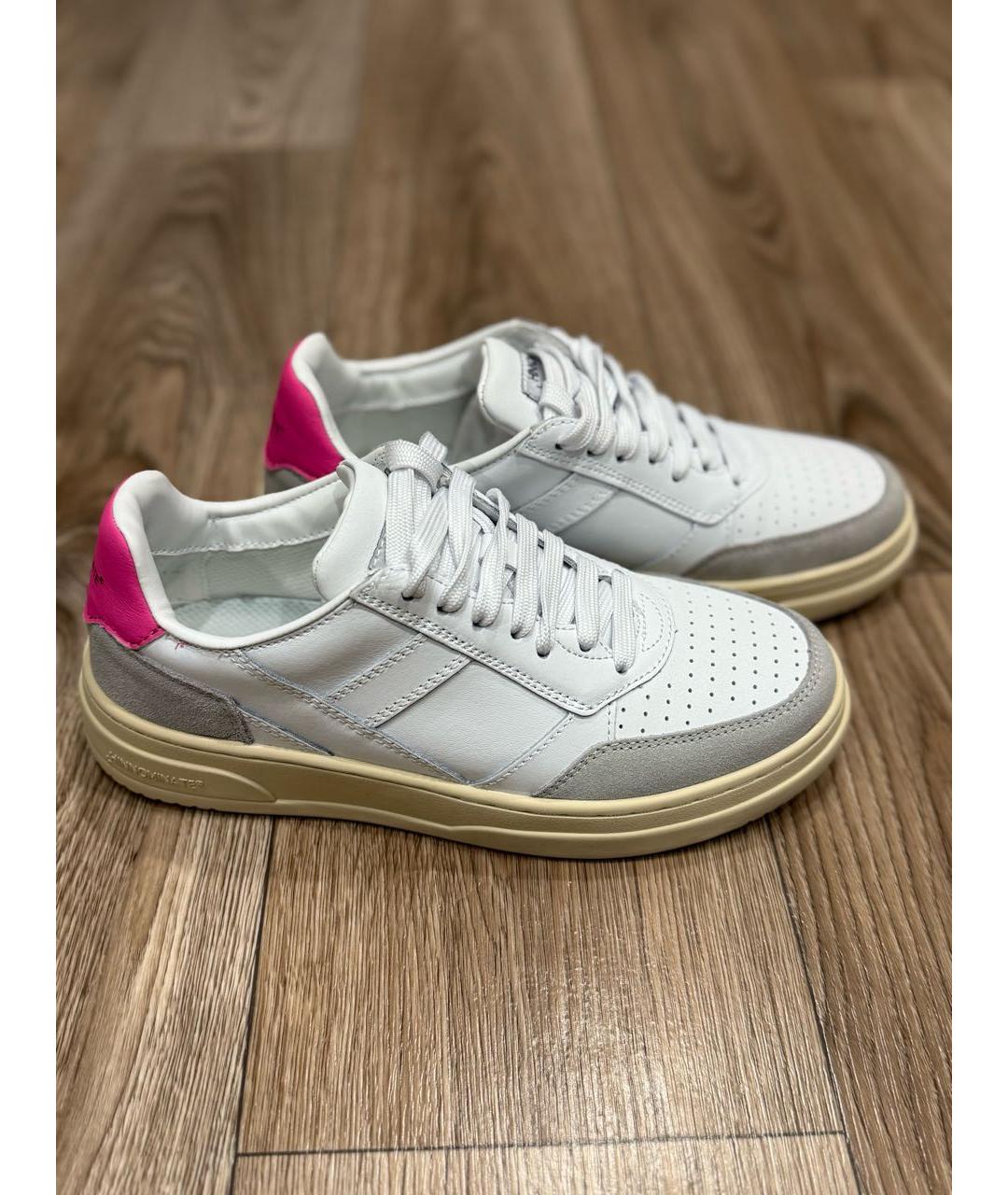 HINNOMINATE Белые кожаные кеды, фото 3