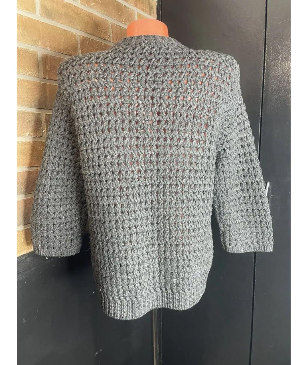BRUNELLO CUCINELLI Серый кашемировый кардиган, фото 2