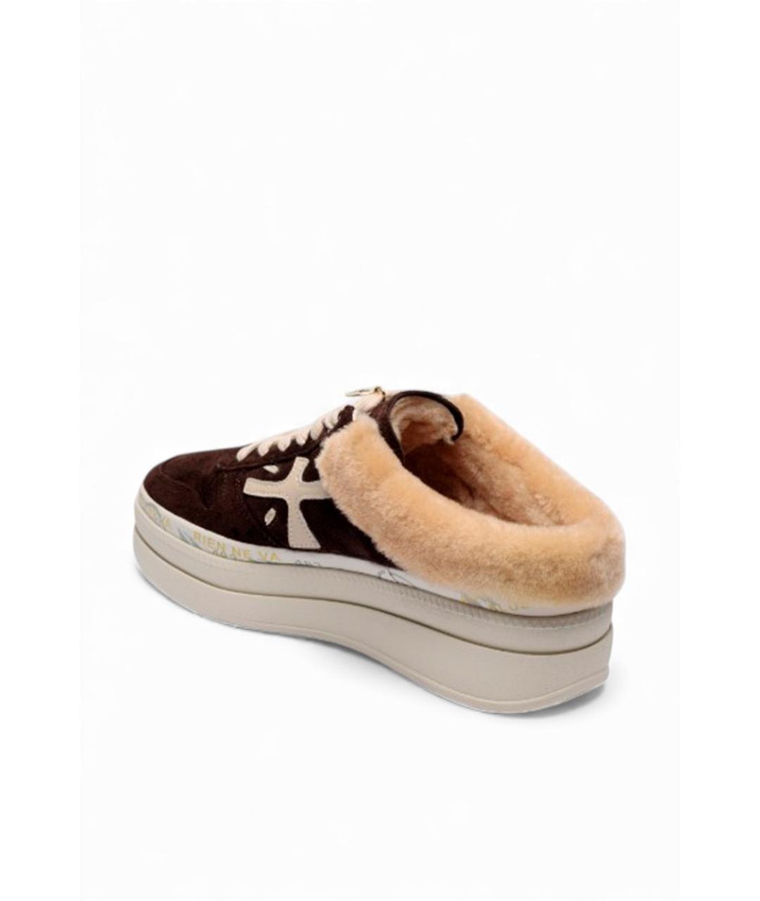 PREMIATA Коричневые кеды, фото 3