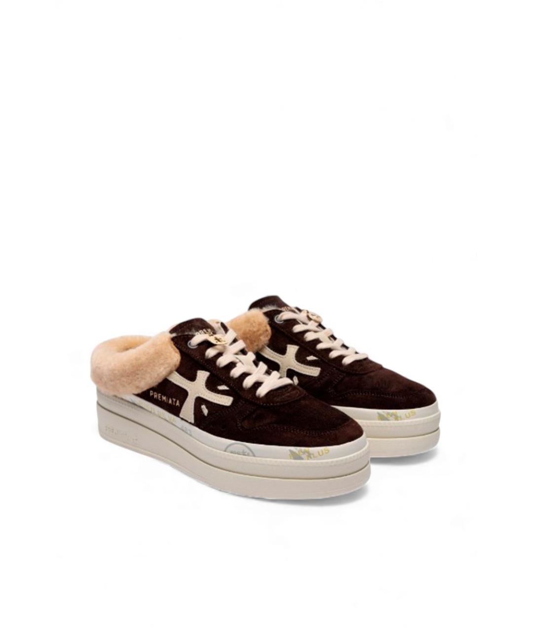 PREMIATA Коричневые кеды, фото 2