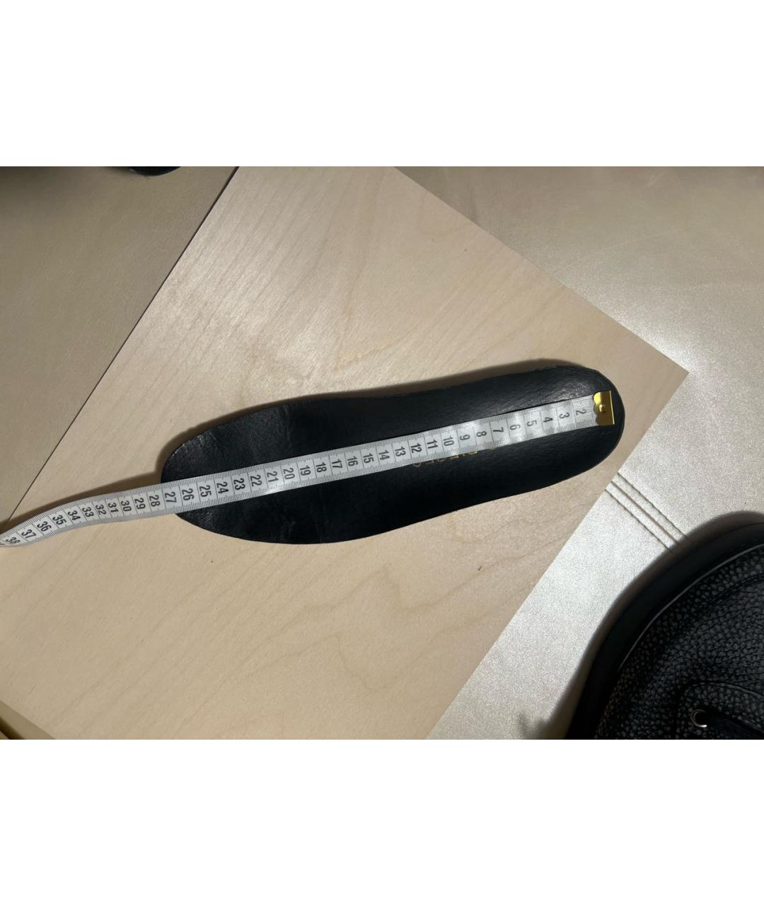 Filling pieces Антрацитовые нубуковые низкие кроссовки / кеды, фото 6