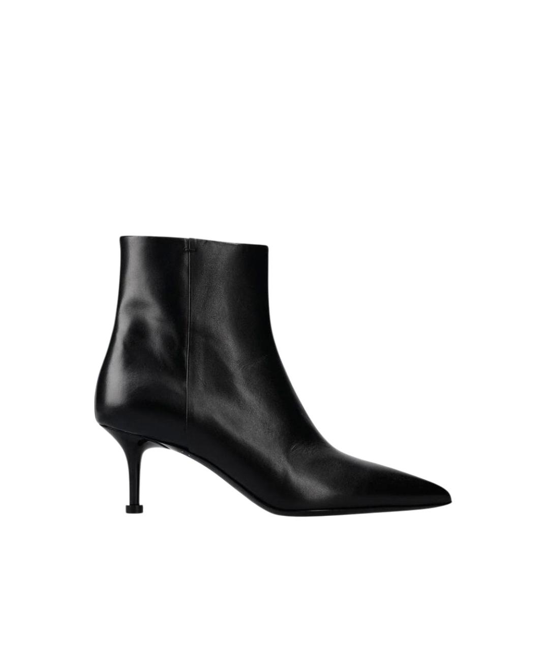 PREMIATA Черные кожаные ботильоны, фото 4