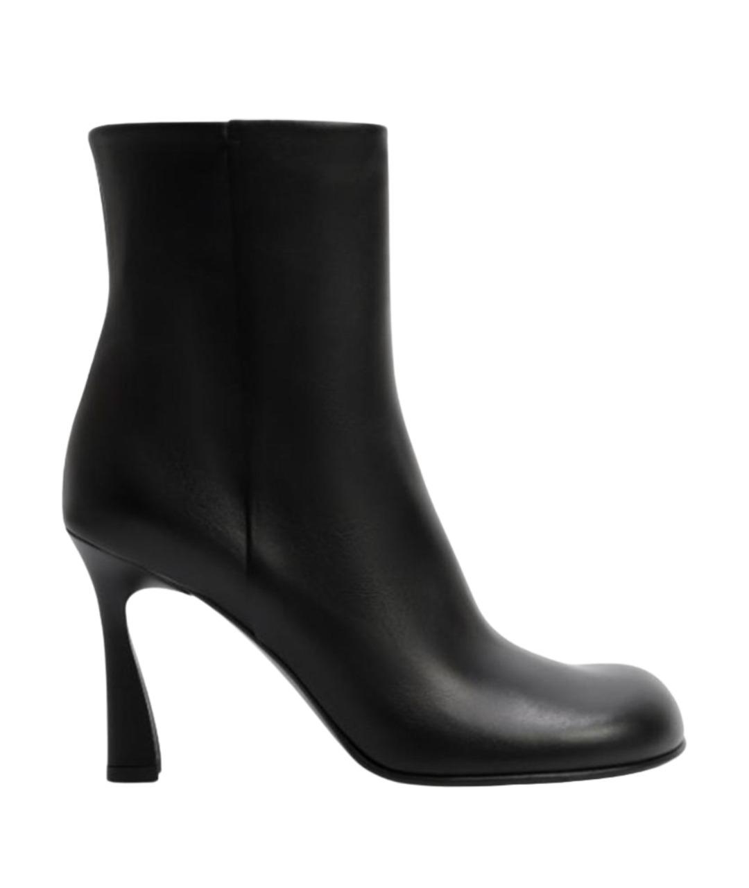 PREMIATA Черные кожаные ботильоны, фото 1