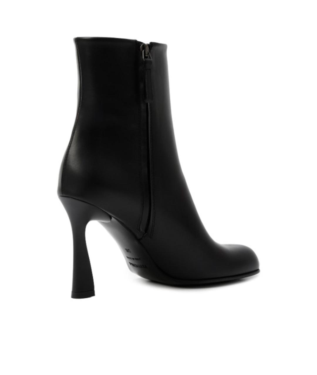 PREMIATA Черные кожаные ботильоны, фото 2
