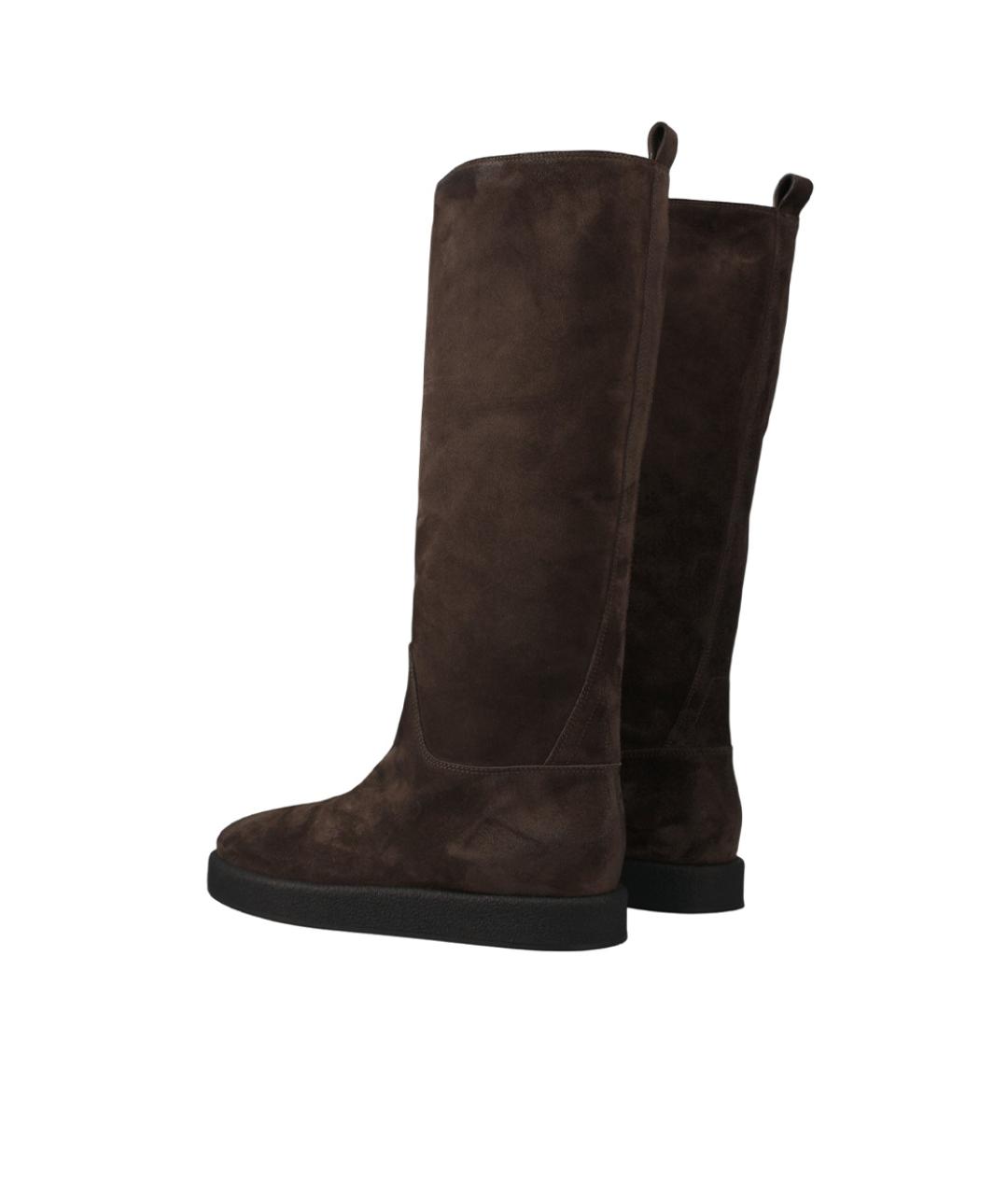 PREMIATA Коричневые замшевые сапоги, фото 3