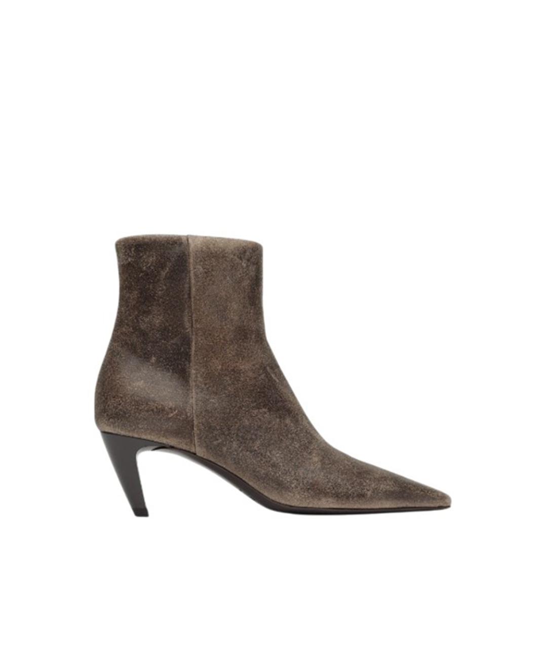 PREMIATA Коричневые кожаные ботильоны, фото 4