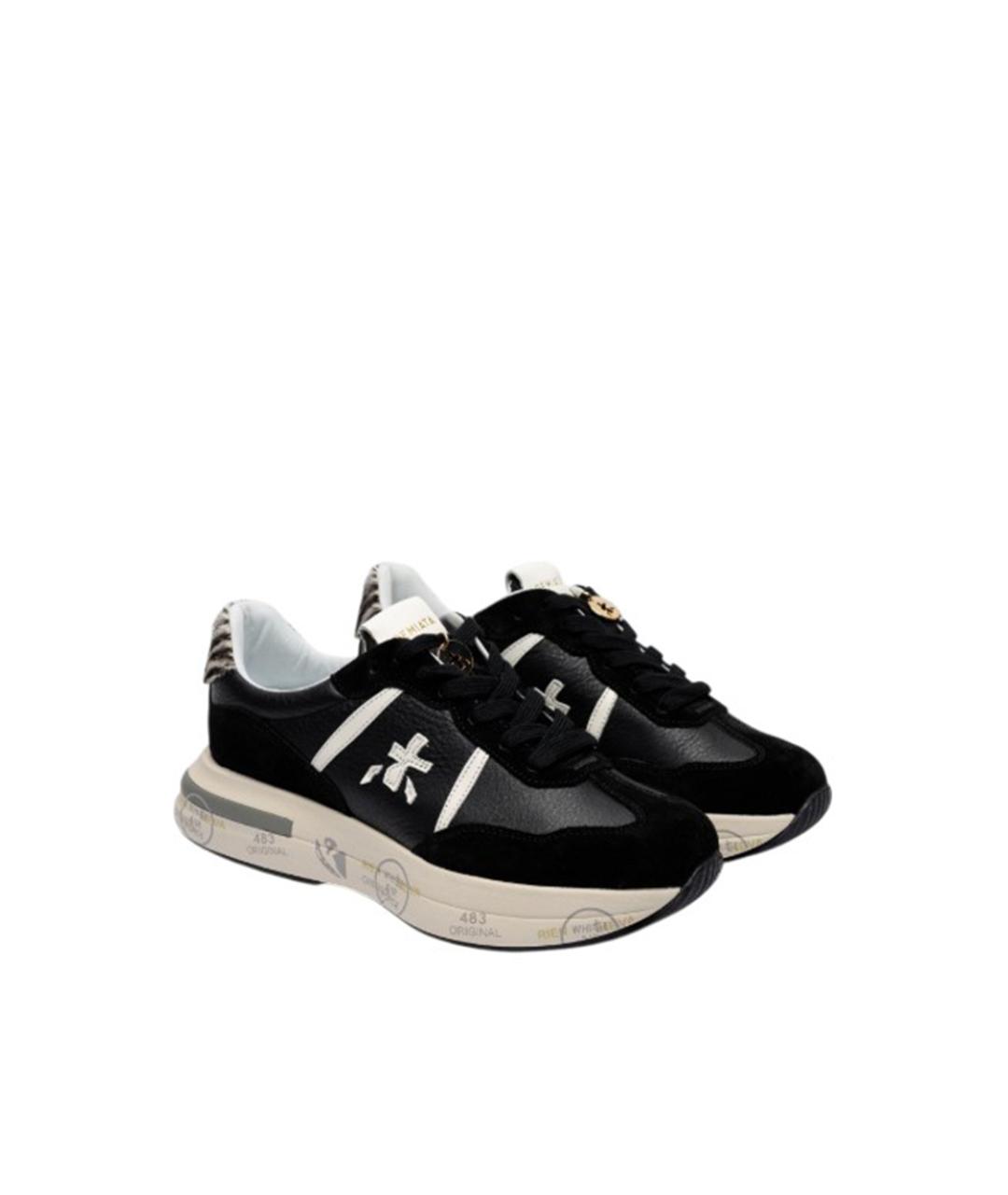 PREMIATA Черные текстильные кроссовки, фото 2