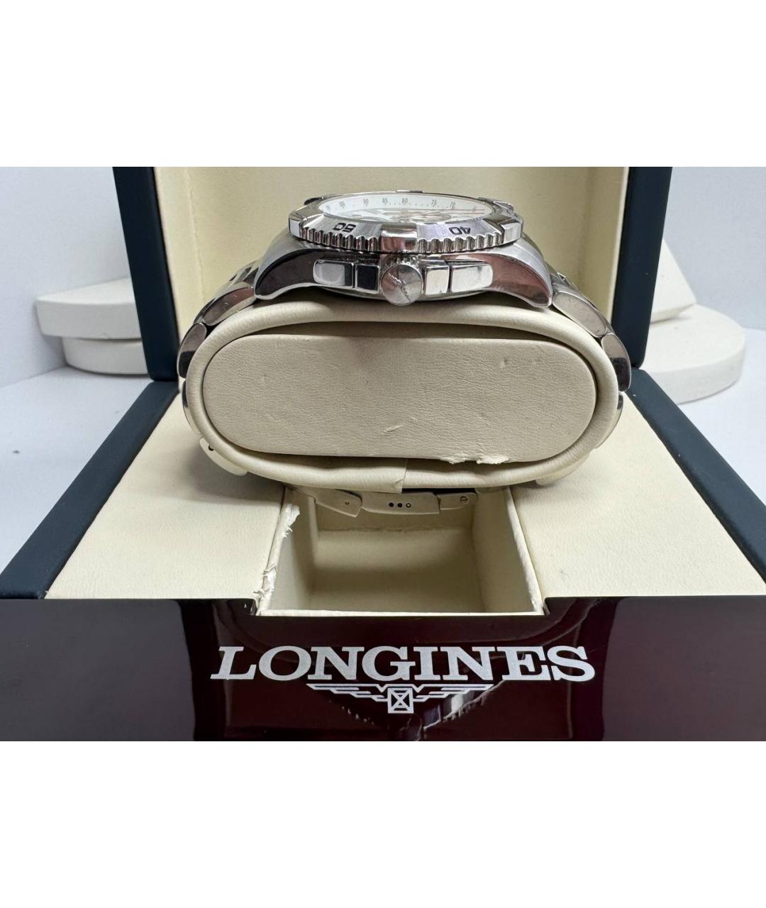 LONGINES Серебряные металлические часы, фото 4