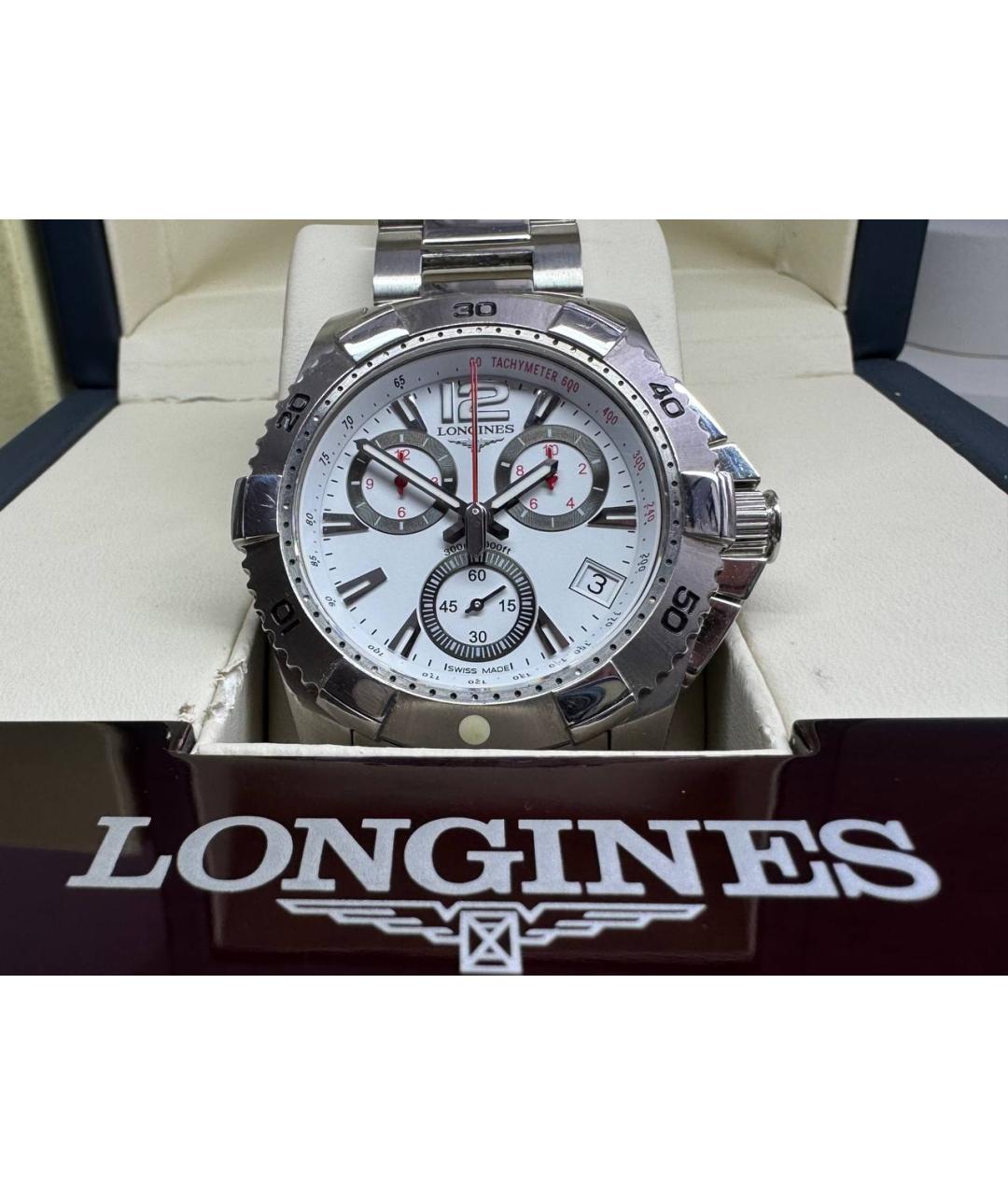 LONGINES Серебряные металлические часы, фото 2