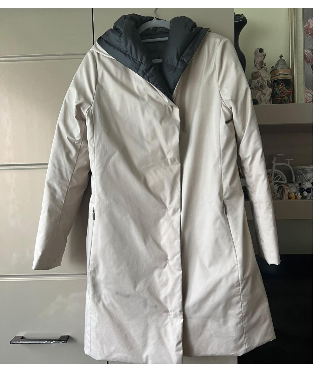 WEEKEND MAX MARA Бежевая полиэстеровая куртка, фото 5